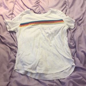 Aesthetic rainbow tee